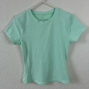 Paragon Reluna Full Length Short Sleeve Top Pale Jade
